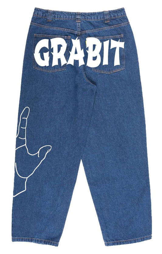 Blue Grabit baggy jeans