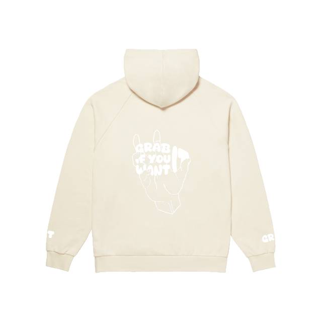 Beige Grabbit oversized hoodie